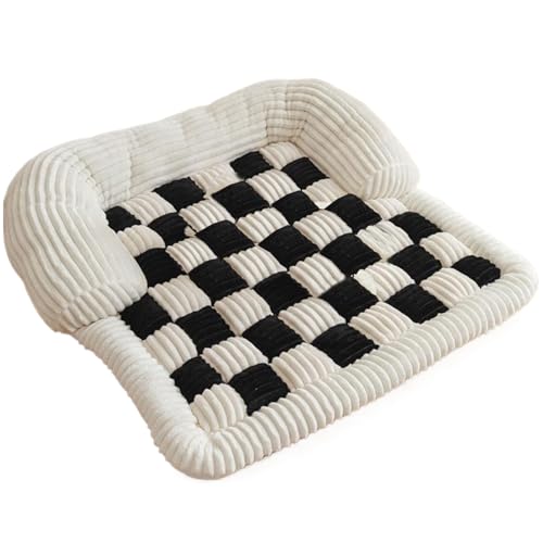 Pfjsseey Haustiermatte, 27, 5 x 27, 5 Quadrathunde Couch Couch, Schwarz -Weiß -Schachbrett Weicher Hund Deckschutzschutz für Bettsofa Möbelschutz Pfjsseey Haustiermatte, 27, 5 x 27, 5 Quadrathunde Couch Couch, Schwarz -Weiß -Schachbrett Weicher Hund Deckschutzschutz für Bettsofa Möbelschutz von Pfjsseey