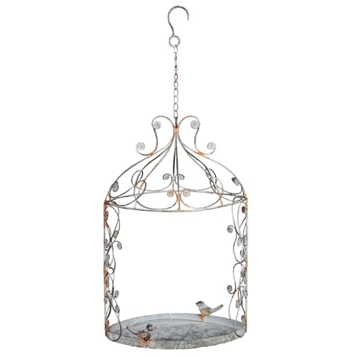 Vogelkäfig zum Hängen, Graubraun, Eisen, Höhe ca. 40 cm Vogelkäfig zum Hängen, Graubraun, Eisen, Höhe ca. 40 cm von Pflanzen Kölle