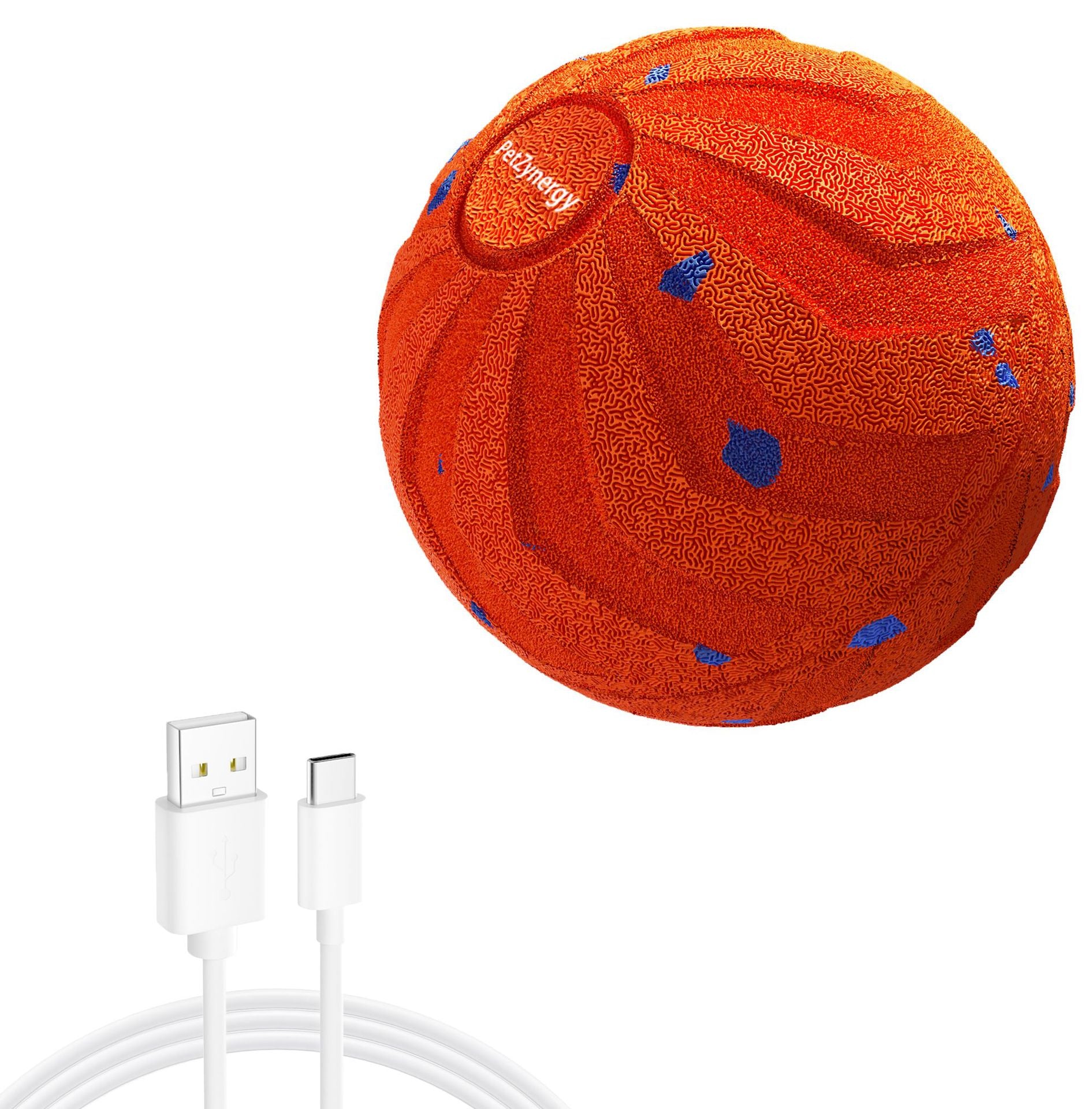 ROLLIBALL Hundespielzeug Hundeball - Bewegungs-, Sprung- und Drehfunktionen – Farbe: orange ROLLIBALL Hundespielzeug Hundeball - Bewegungs-, Sprung- und Drehfunktionen – Farbe: orange von Pfoten-Boutique