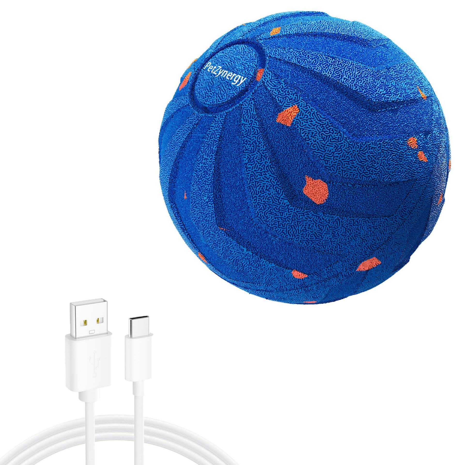 ROLLIBALL Hundespielzeug Hundeball - Bewegungs-, Sprung- und Drehfunktionen – blau ROLLIBALL Hundespielzeug Hundeball - Bewegungs-, Sprung- und Drehfunktionen – blau von Pfoten-Boutique