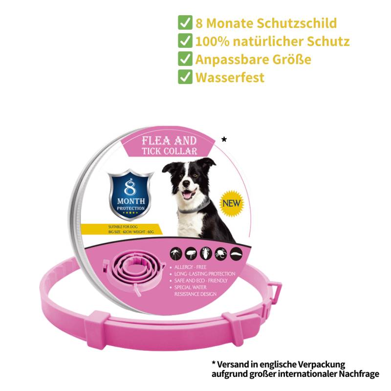 ZECKEN STOPP - Dauerhaft natürlicher Schutz für Deinen Hund – Pink ZECKEN STOPP - Dauerhaft natürlicher Schutz für Deinen Hund – Pink von Pfoten-Boutique