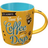 Nostalgic-Art Tasse [Coffee & Dogs] von PfotenSchild®