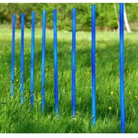PfotenWunder® 10x Slalomstangen, Profi-Agility-Slalom-Set groß Sport, für kleine & große Hunde-Training Parcour Zubehör von PfotenWunder®