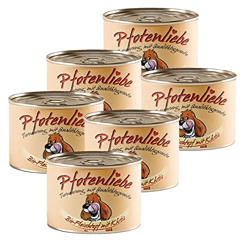 Pfotenliebe® Bio-Nassfutter für Hunde, Bio-Fleischtopf mit Kürbis, ohne Chemie und mit Qualitätsgarantie, getreidefrei, 6 x200g (Dose) Pfotenliebe® Bio-Nassfutter für Hunde, Bio-Fleischtopf mit Kürbis, ohne Chemie und mit Qualitätsgarantie, getreidefrei, 6 x200g (Dose) von Pfotenliebe