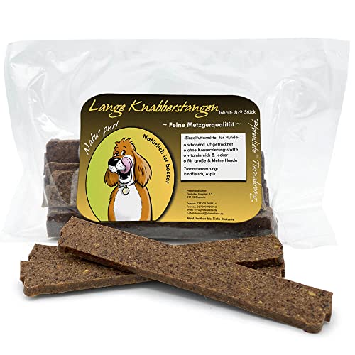 Pfotenliebe Knabberstangen, 8 Stück, Rindfleisch Fleischnack für Hunde, Getreide & glutenfrei Pfotenliebe Knabberstangen, 8 Stück, Rindfleisch Fleischnack für Hunde, Getreide & glutenfrei von Pfotenliebe