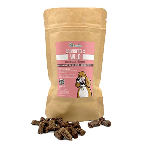 Pfotenliebe Leckerlies für Katzen und Hunde, Fleisch Minnis, WILD, 100g Pfotenliebe Leckerlies für Katzen und Hunde, Fleisch Minnis, WILD, 100g von Pfotenliebe