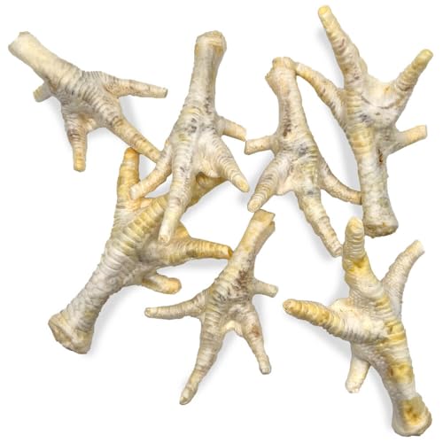 Pfotenliebe gepuffte Hühnerfüße für Hunde, 100% Huhn, knuspriger Hundesnack, 10 Stück Pfotenliebe gepuffte Hühnerfüße für Hunde, 100% Huhn, knuspriger Hundesnack, 10 Stück von Pfotenliebe