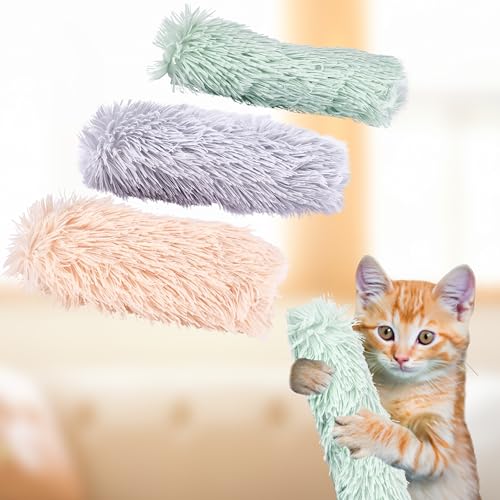 Pfotenolymp Cat Katzenminze Kissen - 3er Set - Katzenminze Spielzeug - Polyester and PP Cotton Langlebig, zum Kuscheln und Kauen geeignet - Violett, Orange, Grün 30x10x10cm Pfotenolymp Cat Katzenminze Kissen - 3er Set - Katzenminze Spielzeug - Polyester and PP Cotton Langlebig, zum Kuscheln und Kauen geeignet - Violett, Orange, Grün 30x10x10cm von Pfotenolymp
