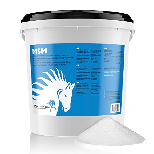 PharmaHorse MSM | Human Grade Quality | 100% frei von Zuckerzusätzen | Hochdosiert | 100% dopingfrei | 5000 Gramm von PharmaHorse