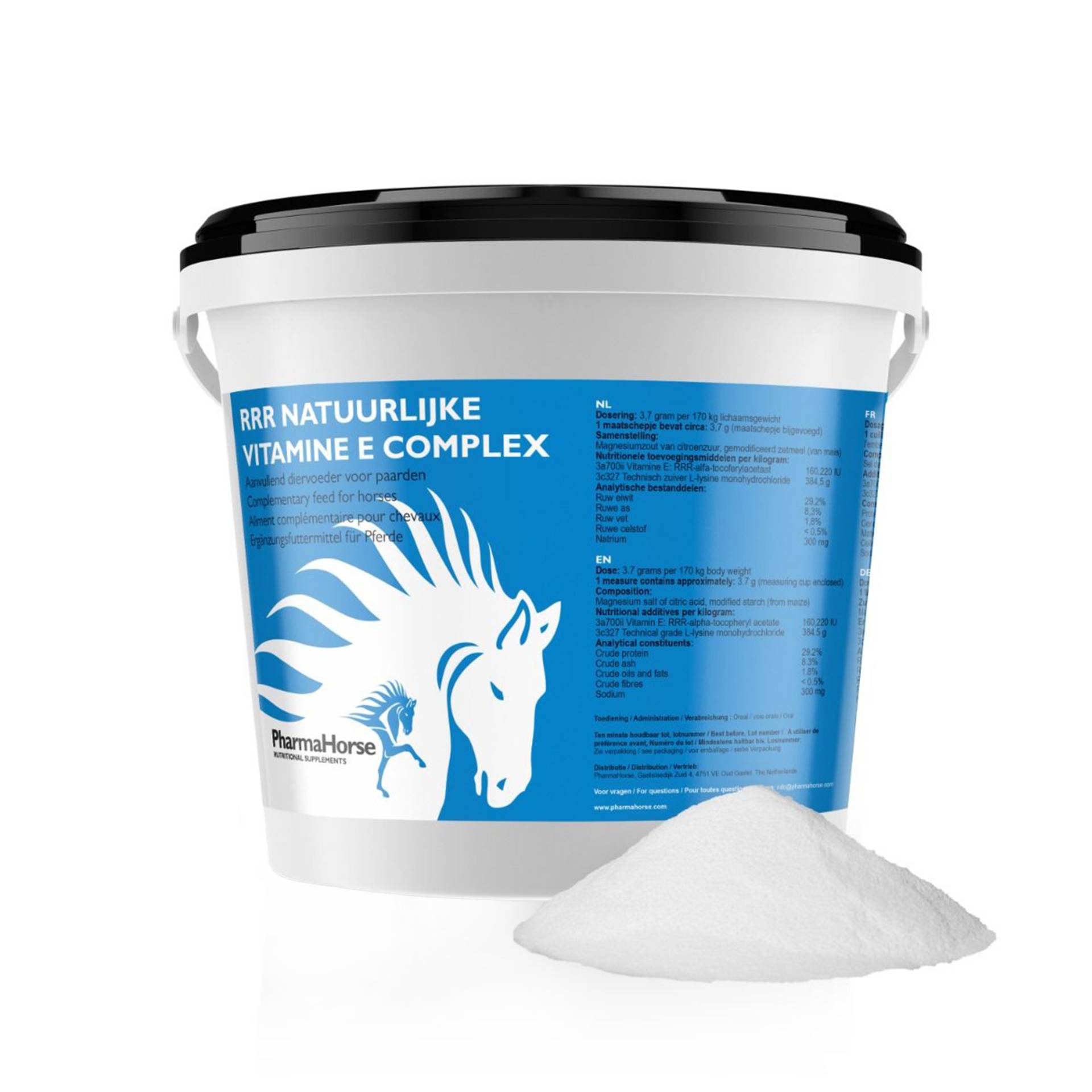 PharmaHorse RRR Natürlicher Vitamin-E Komplex - 500 g PharmaHorse RRR Natürlicher Vitamin-E Komplex - 500 g von Pharmahorse