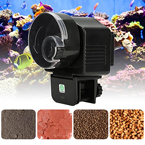 Fischfutterspender Automatischer Fischfutterspender Automatischer Futterspender für tropische Fische Goldfische Schildkröten Automatische Fütterung während Sie weg sind von Phefop