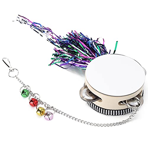 Hühnerspiegelspielzeug, Sicheres, Robustes Spielspielzeug mit Seil für Kleine und Mittelgroße Vögel Hühnerspiegelspielzeug, Sicheres, Robustes Spielspielzeug mit Seil für Kleine und Mittelgroße Vögel von Phefop
