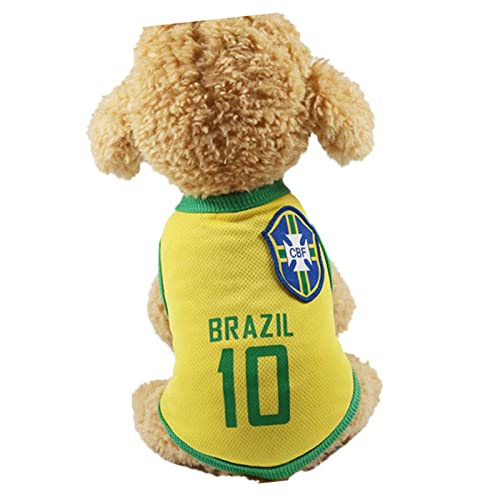 Hunde-Sommerweste, weich, atmungsaktiv, Weltmeisterschafts-T-Shirt für Hunde, lebendig und charmant, geeignet für Sport und Spiel im Sommer, Material: Polyester (#1) von Phefop
