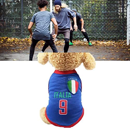Hunde-Sommerweste, weich, atmungsaktiv, Weltmeisterschafts-T-Shirt für Hunde, lebendig und charmant, geeignet für Sport und Spiel im Sommer, Material: Polyester (#5) von Phefop