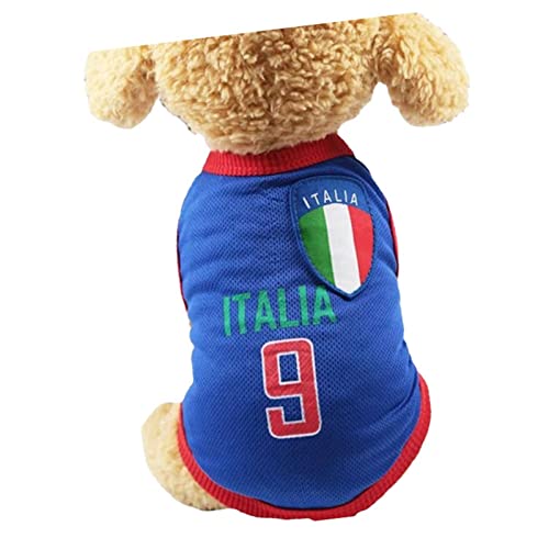Hunde-Sommerweste, weich, atmungsaktiv, Weltmeisterschafts-T-Shirt für Hunde, lebendig und charmant, geeignet für Sport und Spiel im Sommer, Material: Polyester (#6) von Phefop