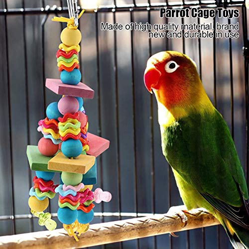 Phefop Kauspielzeug, Sittich, Papagei, Spielzeug, Vogelzubehör, Vogelspielzeug, Kaustab, Barsch, Hängend, Hängebrücke, Mehrfarbig, Kauspielzeug, Hängespielzeug, Stressabbau, Glocke, Phefop Kauspielzeug, Sittich, Papagei, Spielzeug, Vogelzubehör, Vogelspielzeug, Kaustab, Barsch, Hängend, Hängebrücke, Mehrfarbig, Kauspielzeug, Hängespielzeug, Stressabbau, Glocke, von Phefop