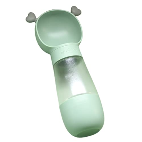 Niedliche Wasserflasche für Haustiere, Wasserflasche für Hunde, tragbarer Futterspender für Hunde, 350 ml, 200 ml (Phefop1yaq08cho3-14) von Phefop
