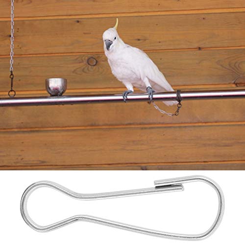 Phefop 100 Stück Metall Vogelzubehör, Einfaches Design und feine Arbeit, Bequem und praktisch für den Vogelkäfig, ausreichend leicht zu verwenden, Geeignet für Papageien Phefop 100 Stück Metall Vogelzubehör, Einfaches Design und feine Arbeit, Bequem und praktisch für den Vogelkäfig, ausreichend leicht zu verwenden, Geeignet für Papageien von Phefop