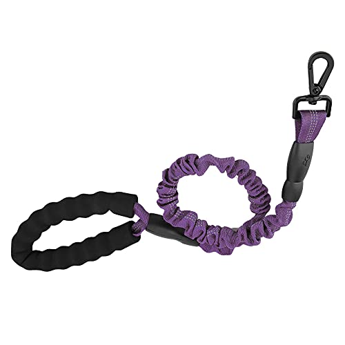 Phefop 3.28ft Elastic Dog -Leine Bequeme Griff -Wanderungstraining Leine für Starke Kontrolle, Ideal für das Training, Rot (Rot) von Phefop