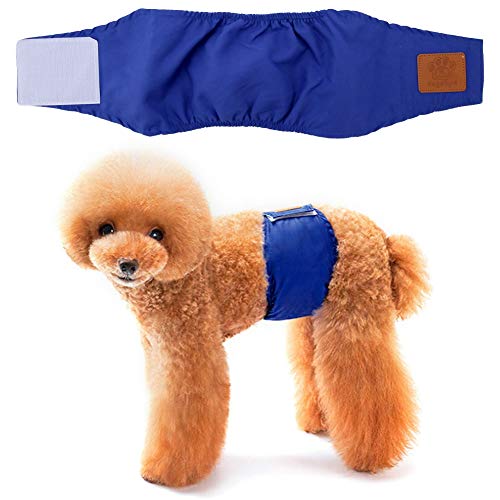 Phefop Anti-Versuch-Sicherheitshose für Männliche Hunde, Atmungsaktive Hundeunterwäsche für die Physiologische Haustierperiode (XL) von Phefop
