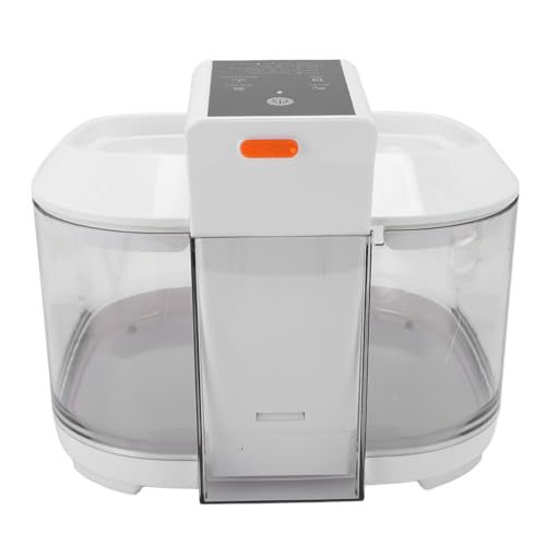 Phefop Automatischer Haustier -Trinkbrunnen 4,5 L Großer Kapazität Stille Automatik -Zirkulationsfiltrationssystem mit Einzigartigem Wasserflussdesign für Katzen und Kleine Hunde (White) von Phefop