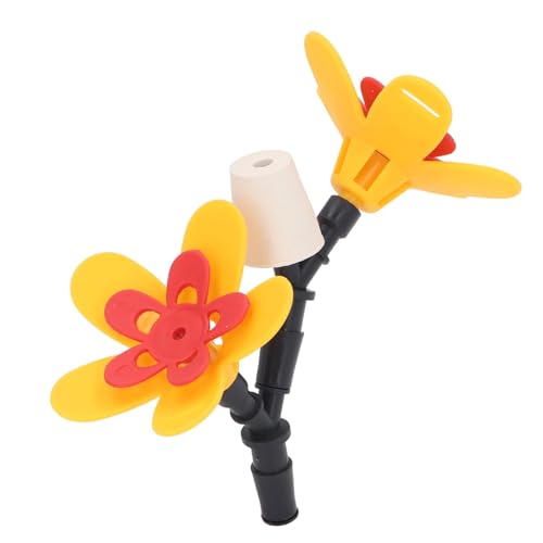 Phefop DIY Kolibri-Futterstation, Vogel-Set für die Vogelfütterung Im Freien, Wunderschön Gestaltete Blumenteile, Hängendes Design für Garten und Terrasse (Doppelblume) von Phefop