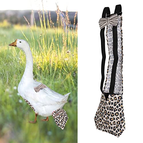 Phefop Gänse -Hühnchen -Windel mit Gummiband, Waschbarer PET Windel für Einfache Verschleiß und Entfernung (L Größe (für den Handgelenksumfang 17-19,5) von Phefop