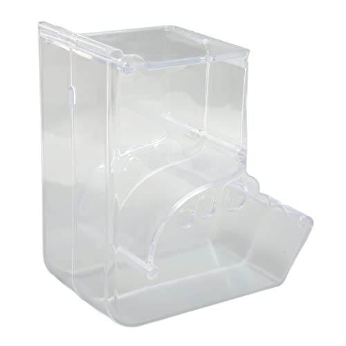 Phefop Hamster Food Feeder Automatische Transparente Acrylspender mit Großer Kapazität für Kleine Tiere, Schalltiere für Meerschweinchen -Vogel Kaninchen von Phefop