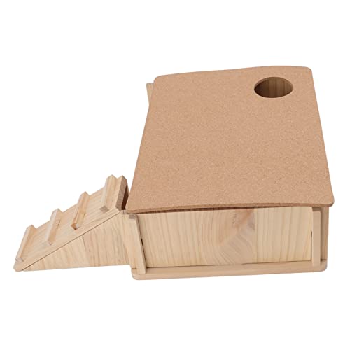 Phefop Hamster-Plattformhaus, Kleines Haustier-Versteckhaus mit Mehreren Räumen, Abnehmbarem Dach für Golden Bear Phefop Hamster-Plattformhaus, Kleines Haustier-Versteckhaus mit Mehreren Räumen, Abnehmbarem Dach für Golden Bear von Phefop