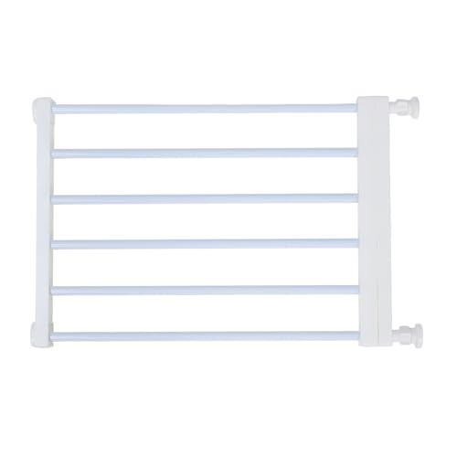 Phefop Kurz Erweiterbares Innenpupftor Einstellbares Design Einfach Installation Schritt über Hundetor für Fenster, Kohlenstoffstahlrohr ABS -Material (Weißes Medium, Höhe: ca. 36cm / 14,2in) von Phefop