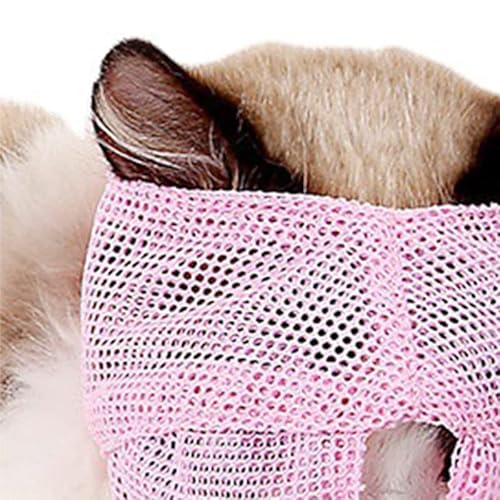 Phefop Mehrzweckkatze Mundgas -Mundabdeckung für Katzen, Praktische Bissfestigkeitsbetreuung, für Aggressive Katzen (Rosenate) von Phefop