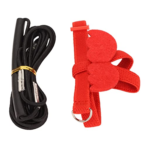 Phefop Pet Bird -Gurt Leine Leine Bird Flying Gurness Traction Seil für Papageien Scarlet Macaw, Premium -Elastizitätsband Brustgurt für Training oder Gehen Im Freien (Rot) von Phefop