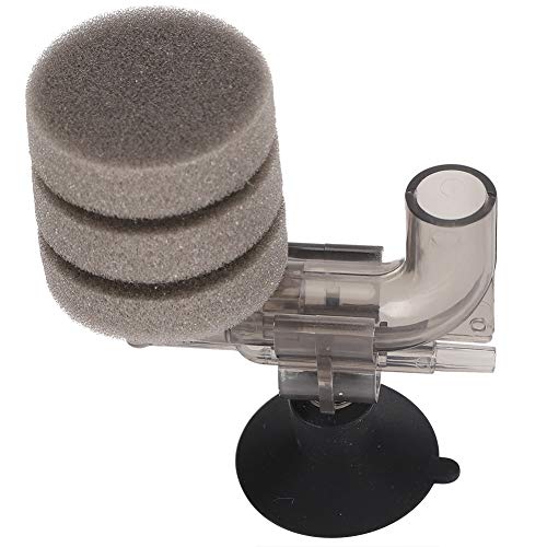 Phefop Pneumatischer Minigrau -Aquariumfilter Erhöht Sauerstoff für Fischtanks Easy Plastikschwammmaterial Phefop Pneumatischer Minigrau -Aquariumfilter Erhöht Sauerstoff für Fischtanks Easy Plastikschwammmaterial von Phefop