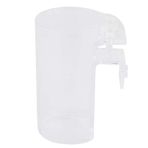 Phefop Schwimmender Lebensmittel -Fütterungsring ， Aquarium -Fütterungsring mit Elastischen Band Transparenter Acrylfischstation Zur Fütterung Schwimmender Lebensmittel von Phefop