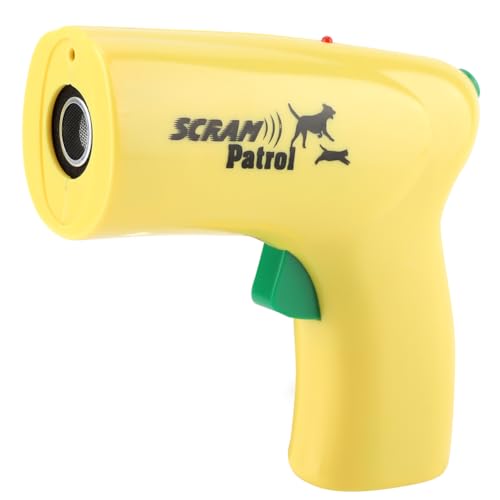 Phefop Ultrasonic Dog Cat Effektives Training Fahrlicht für Außenreise Im Freien - ABS -Kunststoffgelb 12,5 * 11,4 * 4,2 cm 1pc von Phefop