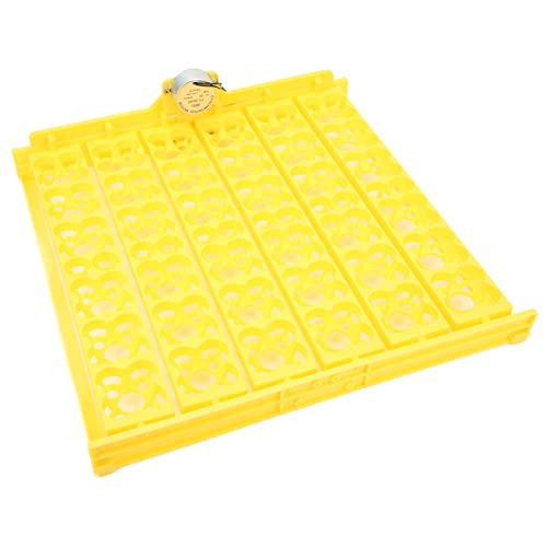 Phefop Vollautomatische 156pcs Eierkubationsschale für Hühnerente Wachtel, Langlebiger Plastik -Eier -Turner Zur Verbesserung der Schließeffizienz (12V) von Phefop