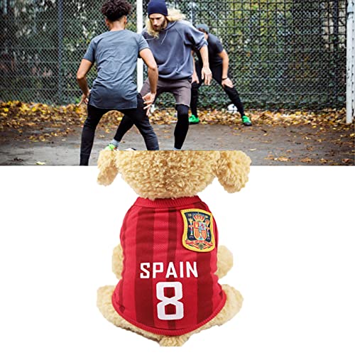Sommer-Hunde-T-Shirt, weich und atmungsaktiv, für Hunde, Weltenmeisterschaftsshirt, lebendig und charmant, geeignet für Sport und Spielen im Sommer, Material: Polyester Sommer-Hunde-T-Shirt, weich und atmungsaktiv, für Hunde, Weltenmeisterschaftsshirt, lebendig und charmant, geeignet für Sport und Spielen im Sommer, Material: Polyester von Phefop