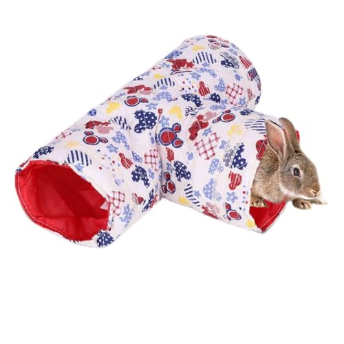 Tierübungsröhre, Haustierspielzeug, Übungsröhre Kaninchen für Meerschweinchen (Beige) von Phefop