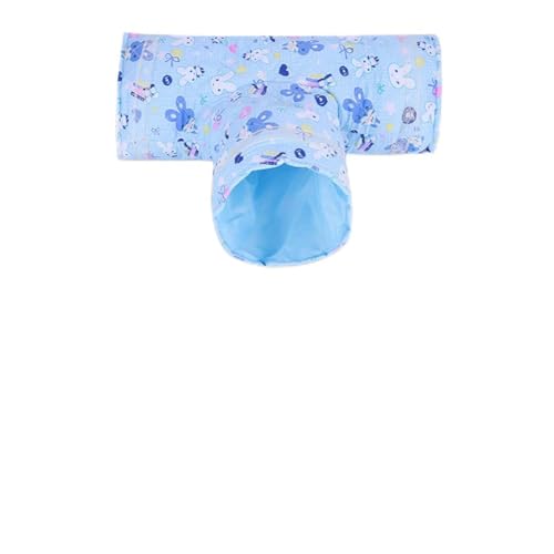 Tierübungsröhre, Haustierspielzeug, Übungsröhre Kaninchen für Meerschweinchen (Blue) von Phefop