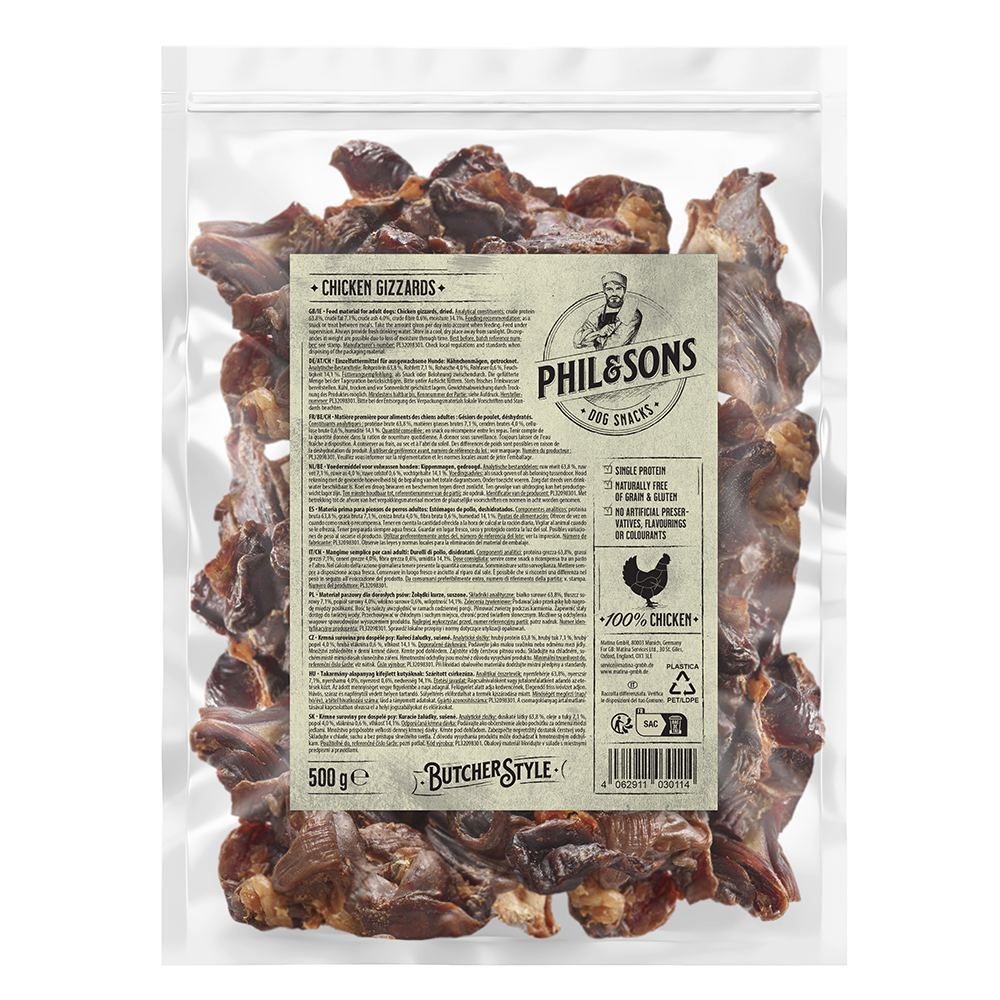 Phil & Sons Hühnermägen - 500 g Phil & Sons Hühnermägen - 500 g von Phil & Sons