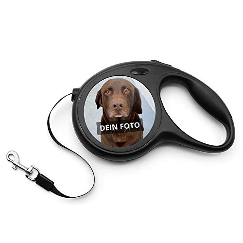PhotoFancy® - Hundeleine mit eigenem Foto - Rollleine Personalisieren und Bedrucken von PhotoFancy