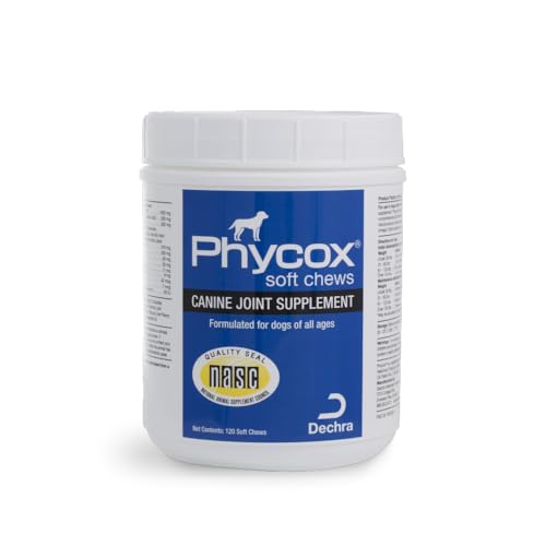 Phycox Nahrungsergänzungsmittel für Hundegelenke, 120 weiche Kausnacks Phycox Nahrungsergänzungsmittel für Hundegelenke, 120 weiche Kausnacks von PhyCox