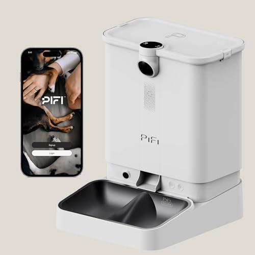 All-in-One Smart Pet Feeder - Indoor & Outdoor - Dual 1080p HD Kameras - Zwei-Wege-Audio - Anpassbare Fütterung per App - Social Sharing All-in-One Smart Pet Feeder - Indoor & Outdoor - Dual 1080p HD Kameras - Zwei-Wege-Audio - Anpassbare Fütterung per App - Social Sharing von PiFi
