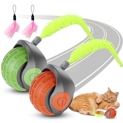 Piashow Katzenspielzeug, Geräuscharmes Powerball Katze Selbstbeschäftigung, Intelligente Hindernisvermeidung Katzenball Elektrisch, Katzenspielzeug Ball Elektrisch mit Schwanz Piashow Katzenspielzeug, Geräuscharmes Powerball Katze Selbstbeschäftigung, Intelligente Hindernisvermeidung Katzenball Elektrisch, Katzenspielzeug Ball Elektrisch mit Schwanz von Piashow