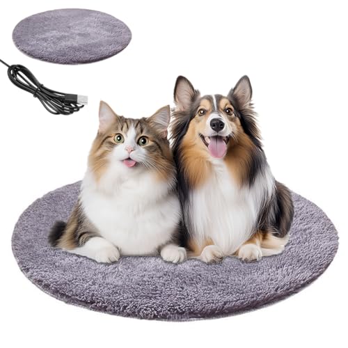 Selbstheizende Decke für Hunde & Katzen Haustiere Wärmematte Selbstwärmende Winter Wärme Hundematte 28 ℃ Konstante Plüsch-Haustier-Heizkissen Katze Heizdecke Weich & kuschelige Katzendecke 40*40cm Selbstheizende Decke für Hunde & Katzen Haustiere Wärmematte Selbstwärmende Winter Wärme Hundematte 28 ℃ Konstante Plüsch-Haustier-Heizkissen Katze Heizdecke Weich & kuschelige Katzendecke 40*40cm von Piashow