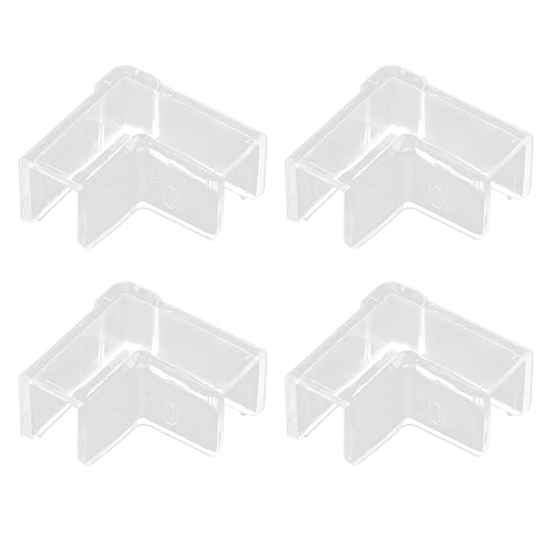 Aquarium-Kantenschutz, transparent, Fischlandschaft, Kantenschutz, sturzsicher, Ersatzkantenschutz, Tischeckenschutz für Babytischecken, Klarglas, Tischecken, 4 Stück Aquarium-Kantenschutz, transparent, Fischlandschaft, Kantenschutz, sturzsicher, Ersatzkantenschutz, Tischeckenschutz für Babytischecken, Klarglas, Tischecken, 4 Stück von Piceioep