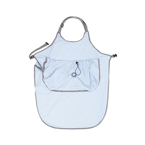 Haustier-Schürze mit geräumiger Tasche für Katzen und kleine Hunde, verstellbarer Riemen, Tragetasche, Outdoor-Haustierzubehör von Piceioep
