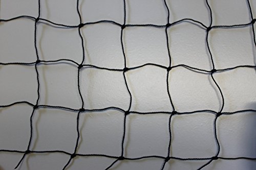 Pieloba Geflügelnetz Vogelnetz Voliere Höhe: 3,00 m Meterware schwarz Masche 5 cm von Pieloba