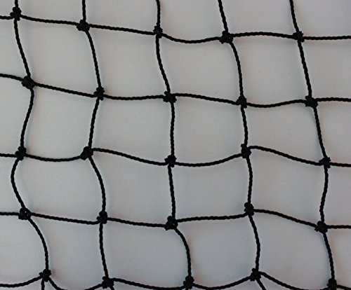 Pieloba Geflügelnetz - schwarz - Masche 3 cm - Stärke: 1,5 mm - 1 Netz Größe: 3,50 m x 4 m von Pieloba