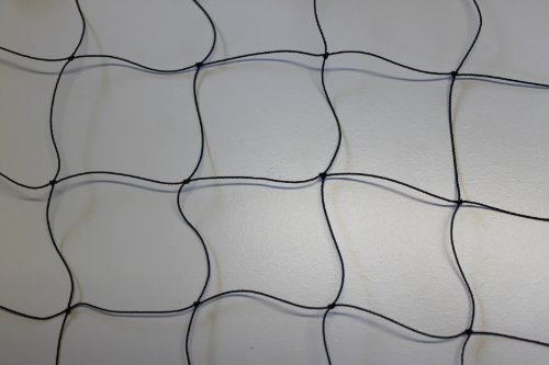 Pieloba Geflügelzaun Geflügelnetz - schwarz - Masche 8 cm - Stärke: 1,2 mm - Größe: 0,56 m x 10 m von Pieloba